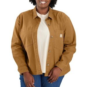 Carhartt Women’s Montana Rugged Flex Loose Fit Heavyweight Duck Overshirt 2XL